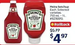 Walmart Heinz ketchup offer