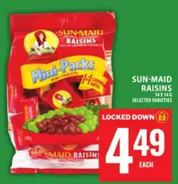 Food Basics SUN-MAID RAISINS offer
