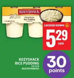 Food Basics KOZYSHACK RICE PUDDING offer