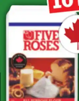 Food Basics FIVE ROSES OR ROBIN HOOD FLOUR offer