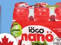 Food Basics IÖGO NANO DRINKABLE YOGURT 6 X 355 ML GRAB & GO YOGURT 4 X 100 G BUBBLES YOGURT 4 X 100 G offer