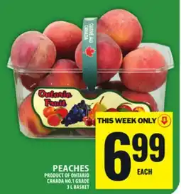 Food Basics PEACHES offer