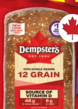 Food Basics DEMPSTER'S WHOLE GRAIN BREAD OR SIGNATURE BUNS offer
