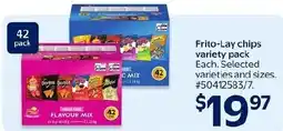 Walmart Frito-Lay chips variety pack offer