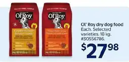 Walmart Ol' Roy dry dog food offer