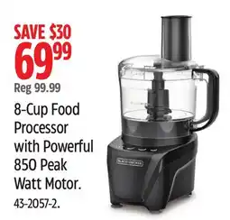 Canadian Tire 8-Cup Food Processor with Powerful 850 Peak Watt Motor offer