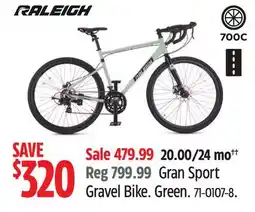 Canadian Tire Raleigh Gran Sport Gravel Bike offer
