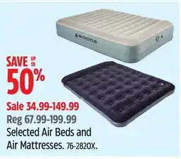 Canadian Tire Selected Air Beds and Air Mattresses offer