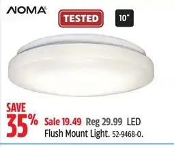 Canadian Tire NOMA LED Flush Mount Light offer