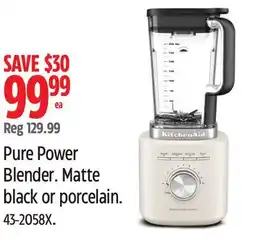 Canadian Tire Kitchenaid Pure Power Blender offer