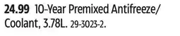 Canadian Tire PRESTONE 10-Year Premixed Antifreeze/ Coolant, 3.78L offer
