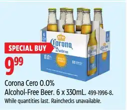 Canadian Tire Corona Cero 0.0% Alcohol-Free Beer offer