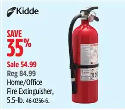 Canadian Tire Kidde Home/Office Fire Extinguisher offer