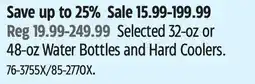 Canadian Tire Selected 32-oz or 48-oz Water Bottles and Hard Coolers offer