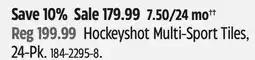 Canadian Tire Hockeyshot Multi-Sport Tiles, 24-Pk offer