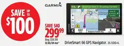 Canadian Tire GARMIN DriveSmart 66 GPS Navigator offer