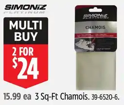 Canadian Tire SIMONIZ 3 Sq-Ft Chamois offer