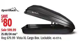 Canadian Tire Vista XL Cargo Box offer