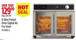 Canadian Tire BLACK+DECKER 6-Slice French Door Digital Air Fry Oven offer