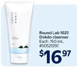 Walmart Round Lab 1025 Dokdo cleanser offer
