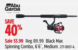 Canadian Tire ABU GARCIA Black Max Spinning Combo offer