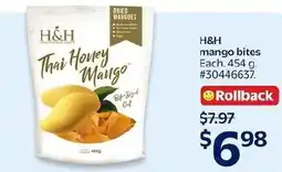 Walmart H&H thai honey mango offer