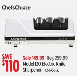 Canadian Tire Model 120 Electric Knife Sharpener offer