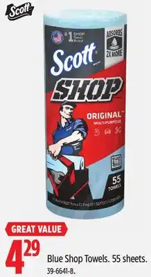 Canadian Tire Scott Blue Shop Towels offer