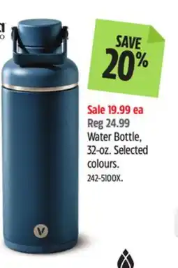 Canadian Tire Vida by Paderno Water Bottle, 32-oz offer