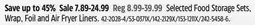 Canadian Tire Selected Food Storage Sets, Wrap, Foil and Air Fryer Liners offer