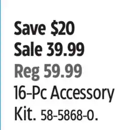 Canadian Tire Stanley 16-Pc Accessory Kit offer