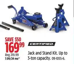 Canadian Tire Certified Jack and Stand Kit offer