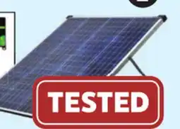 Canadian Tire 100W Solar Kit with Stand and Charge Controller offer
