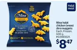 Walmart Mina dino chicken breast nuggets offer