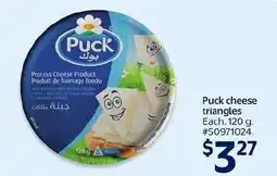 Walmart Puck cheese triangles offer