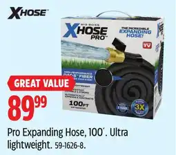 Canadian Tire Pro Expanding Hose, 100'. Ultra lightweight offer