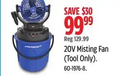 Canadian Tire Mastercraft 20V Misting Fan offer