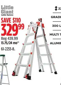 Canadian Tire Little Giant Ladder Systems offer