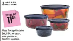 Canadian Tire Anchor Hocking Glass Storage Container Set offer