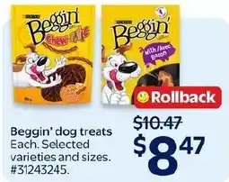 Walmart Beggin' dog treats offer