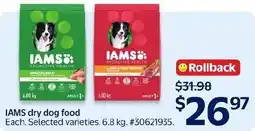 Walmart Iams dry dog food offer