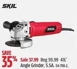 Canadian Tire SKIL 4 1⁄2˝ Angle Grinder offer