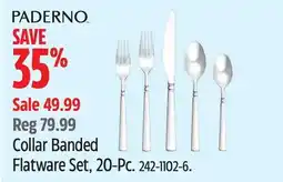 Canadian Tire Paderno Collar Banded Flatware Set offer
