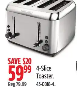 Canadian Tire 4-Slice Toaster offer