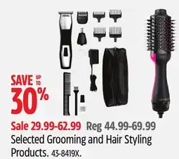 Canadian Tire Selected Grooming and Hair Styling Products offer