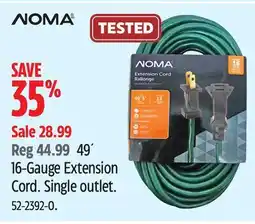 Canadian Tire NOMA 16-Gauge Extension Cord offer
