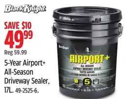 Canadian Tire Black Knight 5-Year Airport+ All-Season Driveway Sealer, 17L offer