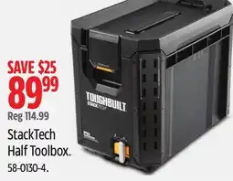 Canadian Tire TOUGHBUILT StackTech Half Toolbox offer