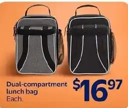 Walmart Dual-compartment lunch bag offer