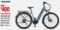 Canadian Tire Raleigh Getaway Pro Electric Bike offer